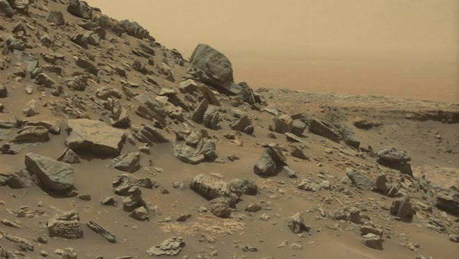 An image taken on Sept. 8, 2016, within "Murray Buttes" region on Mars.