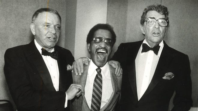 L to R: Frank Sinatra, Sammy Davis Jr. and Dean Martin