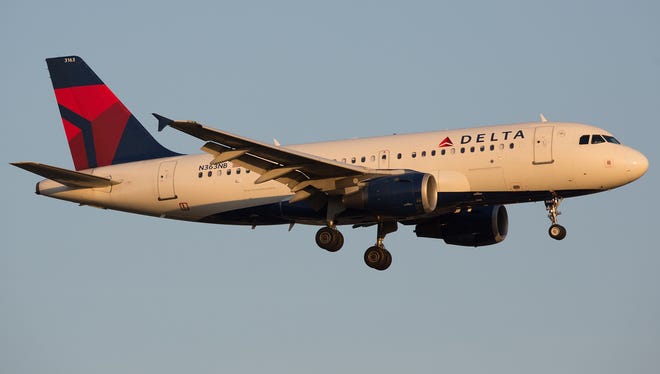 A file photo of a Delta Air Lines Airbus A319 aircraft.