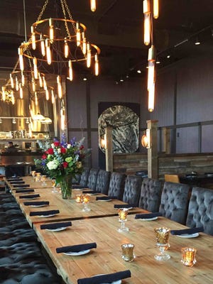 Seating at Kindred, 2535 S. Kinnickinnic Ave. in Bay View, includes a long communal table. The restaurant opens Sunday.