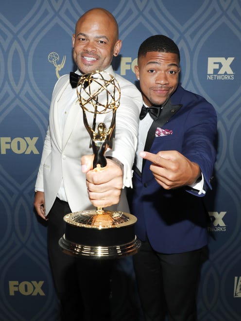 Anthony Hemingway and Steven Northly at the Fox Emmy After Party.