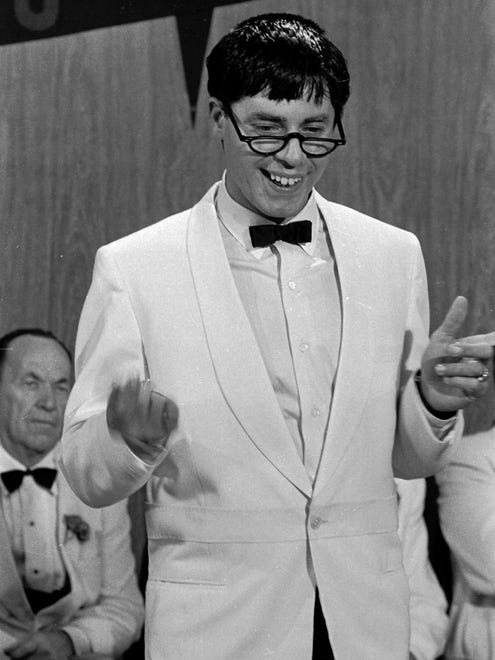 This undated photo shows comedian Jerry Lewis in a scene from the film,"The Nutty Professor."
