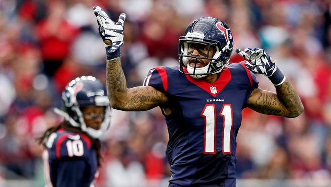 Texans WR Jaelen Strong: Suspended one game for violating NFL's policy on substance abuse.