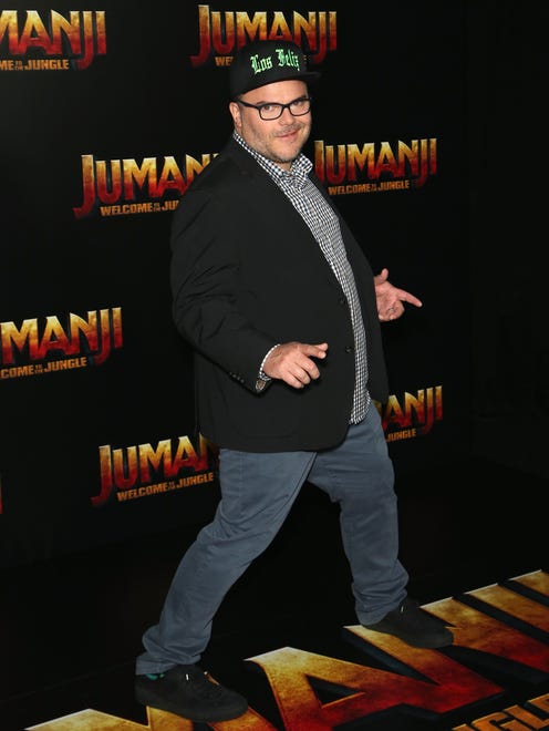 LAS VEGAS, NV - MARCH 27:  Actor Jack Black attends a photo call for Columbia Pictures' "Jumanji: Welcome to the Jungle" during CinemaCon at Caesars Palace on March 27, 2017 in Las Vegas, Nevada.  (Photo by Gabe Ginsberg/WireImage) ORG XMIT: 700025074 ORIG FILE ID: 658602556