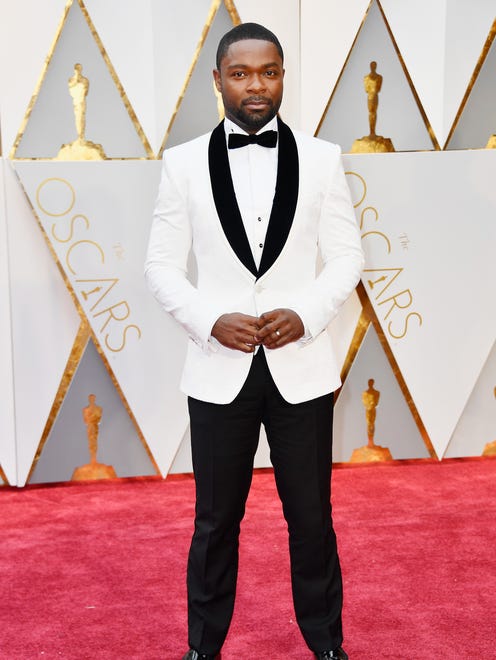 David Oyelowo's Dolce & Gabbana black-and-white suit has that modern appeal.
