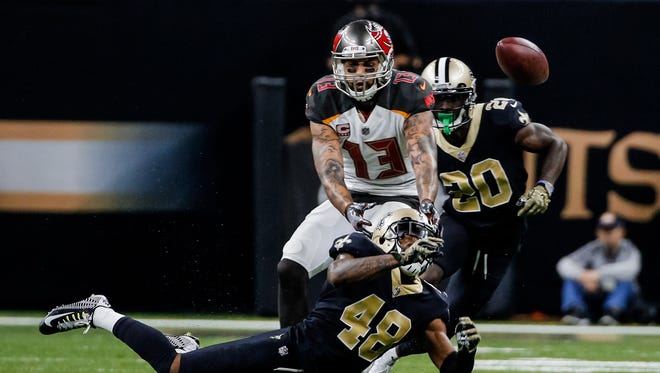 Buccaneers WR Mike Evans: Suspended 1 game for violating policy on unnecessary roughness.