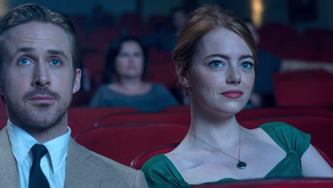 Emma Stone was named Best Actress during the 89th Academy Awards for her role as Mia 'La La Land.'  
Ryan Gosling, left, and Emma Stone in a scene from 'La La Land.'