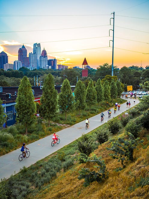 “The Atlanta BeltLine is a transformative revitalization project that reconnects historically divided intown neighborhoods and brings residents across the city together in innovative ways,” says Paul Morris, FASLA, president and CEO of Atlanta BeltLine, Inc. The BeltLine saw more than 1.3 million visitors in 2015.