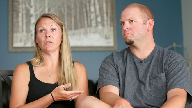 Heidi Sorrem and her husband Corey Sorrem, of Greenfield, talked about their vacation trip to Mexico where they both became ill and blacked out after having a couple of drinks and two shots each.