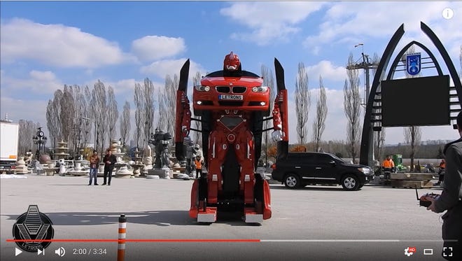 A video from Letvision depicts its transforming Letrons model.