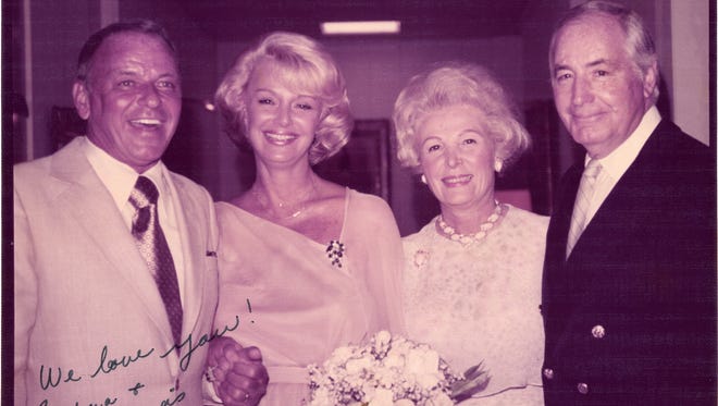 July 1976: At Walter's suggestion, neighbors Frank and Barbara Sinatra are married at Sunnylands