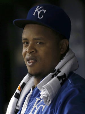 Edinson Volquez signed a two-year, $22 million contract with the Marlins in December.