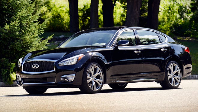 In eighth place, Infiniti is the most reliable brand and this is its most reliable model, the Q70 -- shown in the extended length version