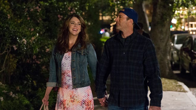 Lorelai (Lauren Graham) and Luke (Scott Patterson) are back in Netflix's 'Gilmore Girls: A Year in the Life.'