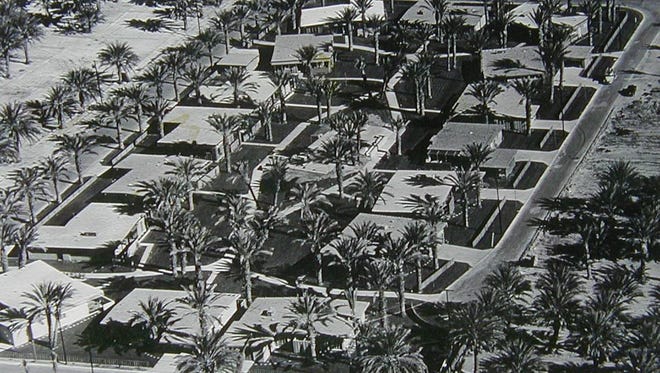Aerial view of Tamarisk Ranchos.