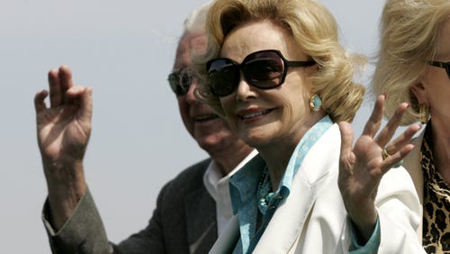 Barbara Sinatra at the El Dorado Polo Club in Indio on March 25, 2007.