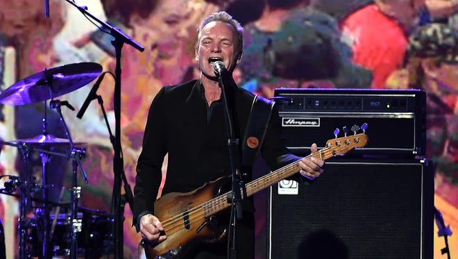 Sting performs during the 2016 NASCAR Sprint Cup Series Awards.