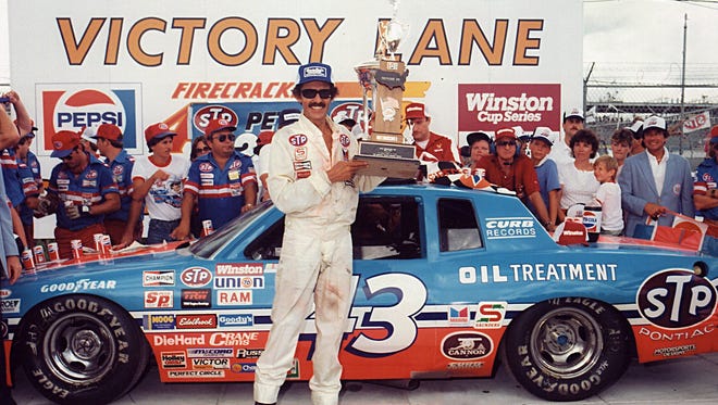 Richard Petty recorded his 200th, and final, NASCAR Cup Series win at the 1984 Firecracker 400.