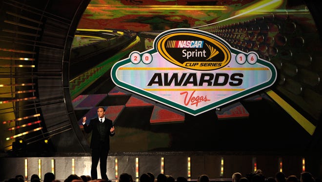 Highlights and red carpet pictures from the 2016 NASCAR Sprint Cup Series Awards show at the Wynn Hotel in Las Vegas.