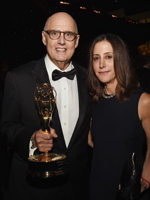 Jeffrey Tambor and guest at the Governors Ball.