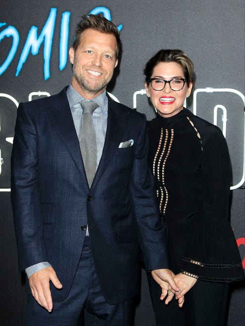 Director David Leitch and producer Kelly McCormick, husband and wife, celebrated their film.
