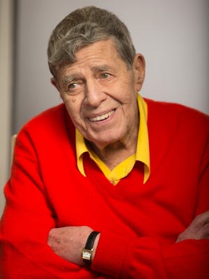 Jerry Lewis during an interview in Beverly Hills on Aug. 25, 2016.