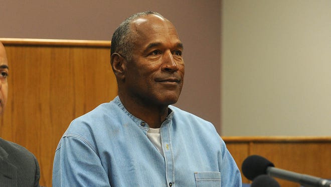 O.J. Simpson during his parole hearing on July 20, 2017.